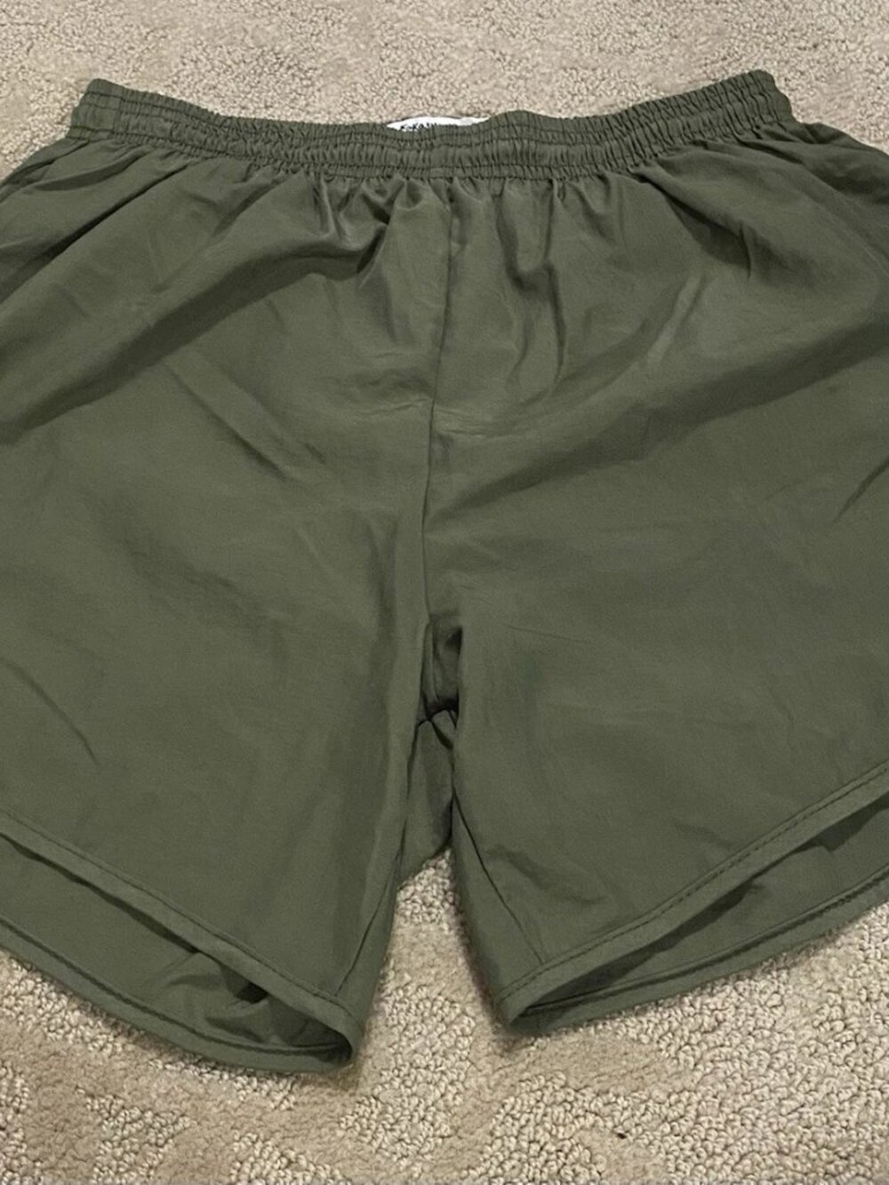 Marine Corps USMC Ranger Pantees Silkies Soffe PT Shorts Men’s M Army Green